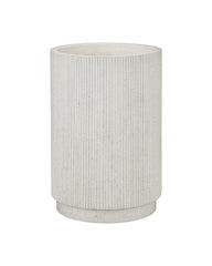 Ridge Large Ivory Terrazzo Planter