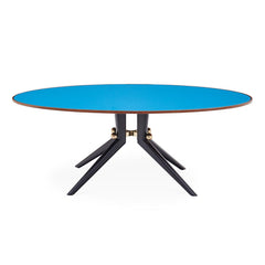 Trocadero Dining Table-Turquoise - Maison Vogue