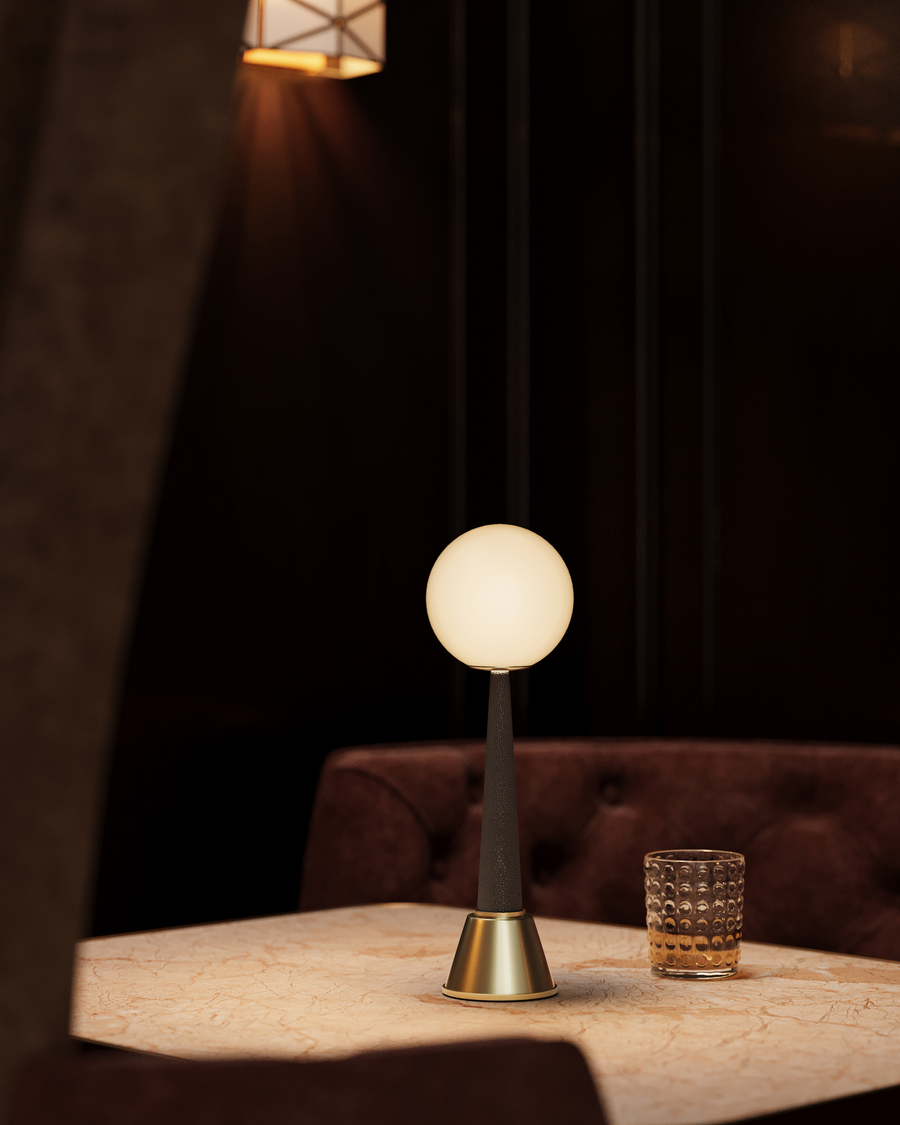 Sortie Brass Cordless Table Lamp