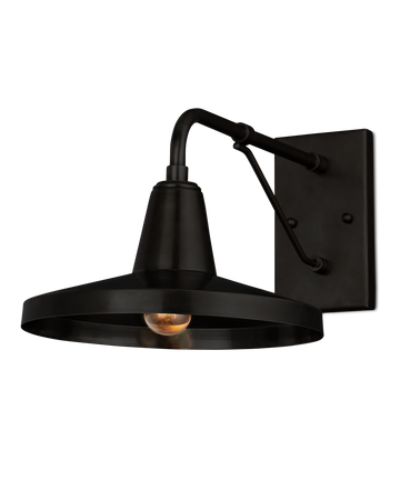 Mariner Black Outdoor Wall Sconce