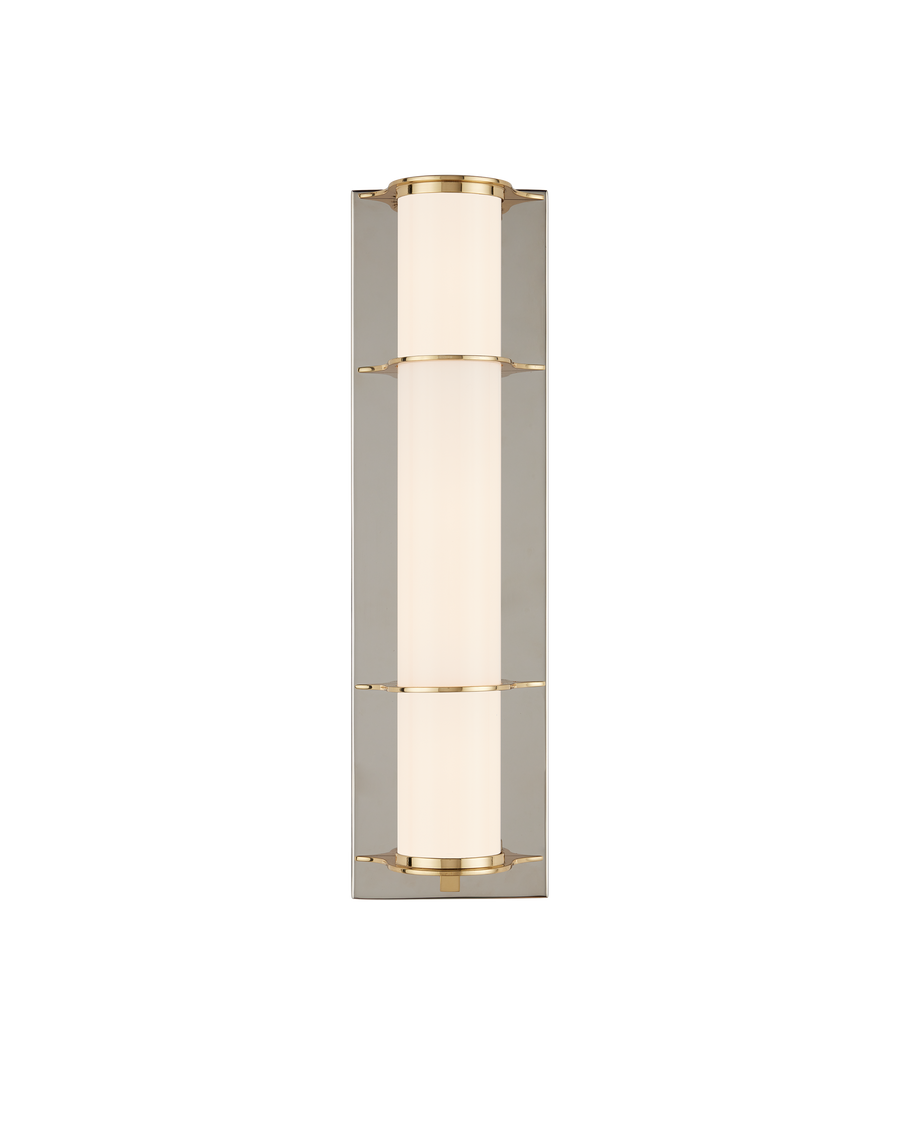 Blaine Nickel Bath Wall Sconce