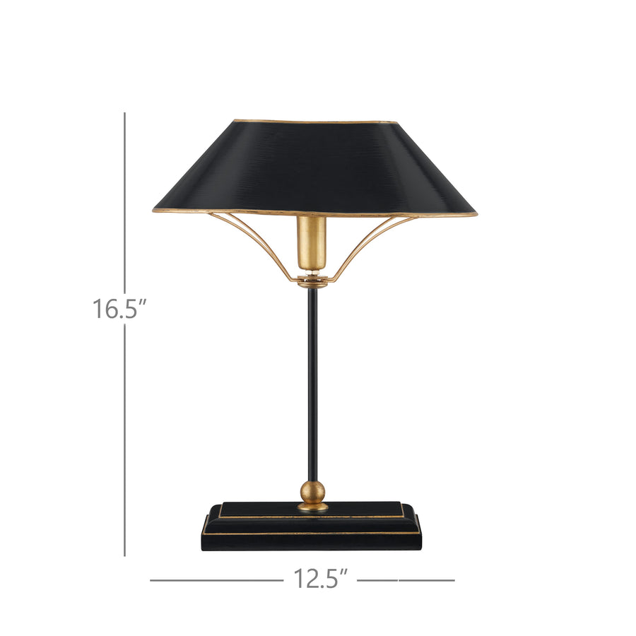 Daphne Black Table Lamp