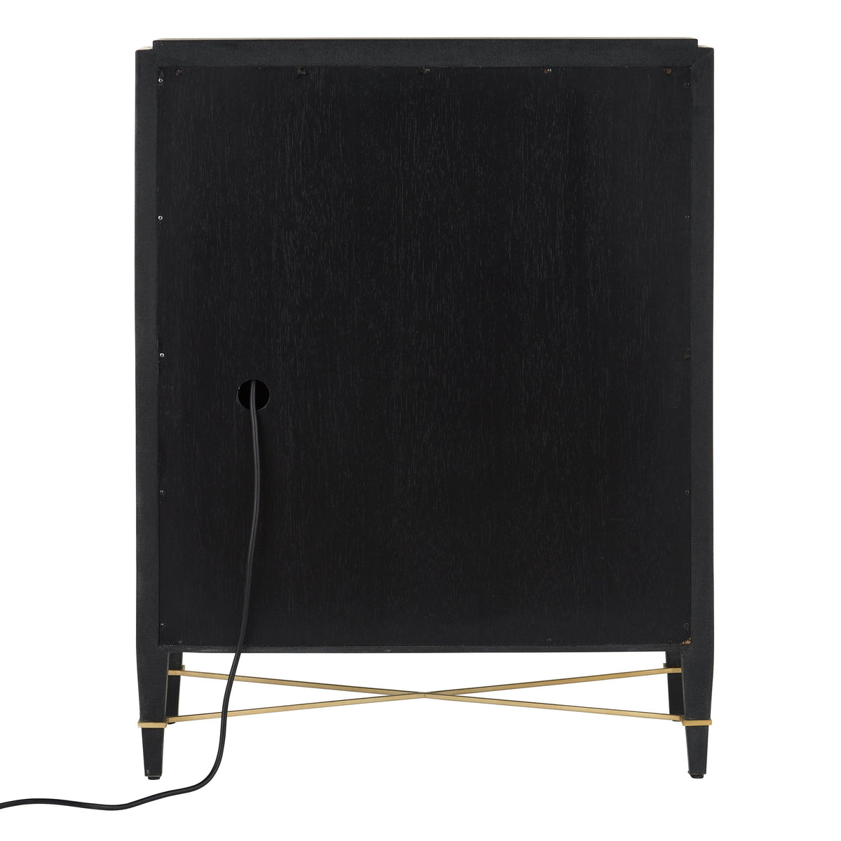 Verona Black Secretary Desk - Maison Vogue
