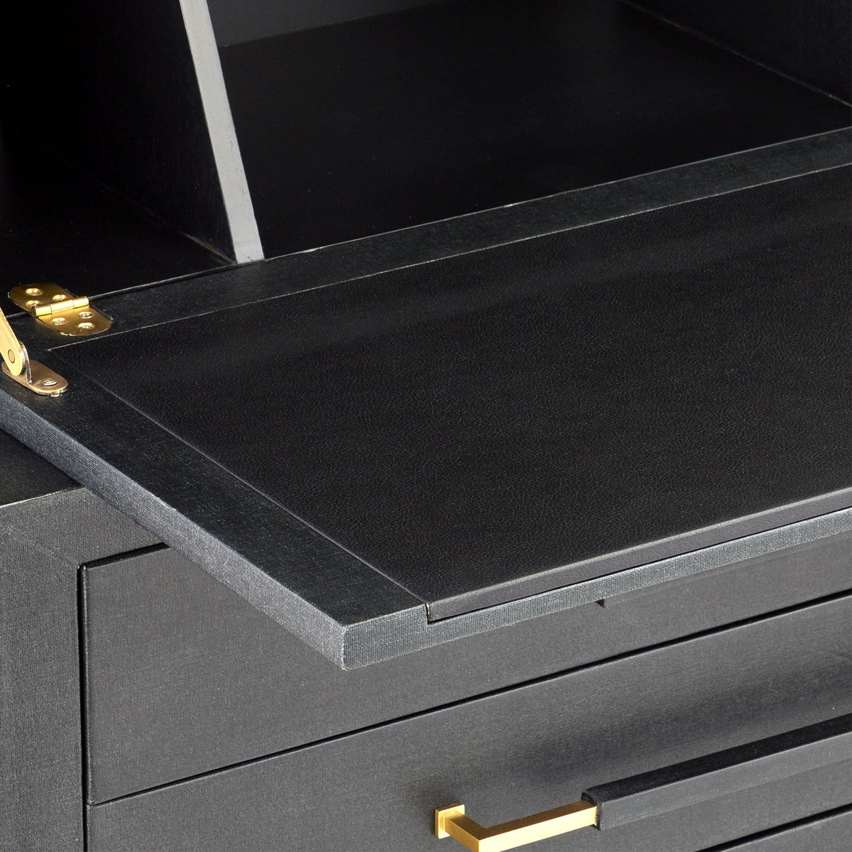 Verona Black Secretary Desk - Maison Vogue