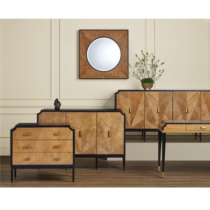 Kallista Taupe Credenza - Maison Vogue