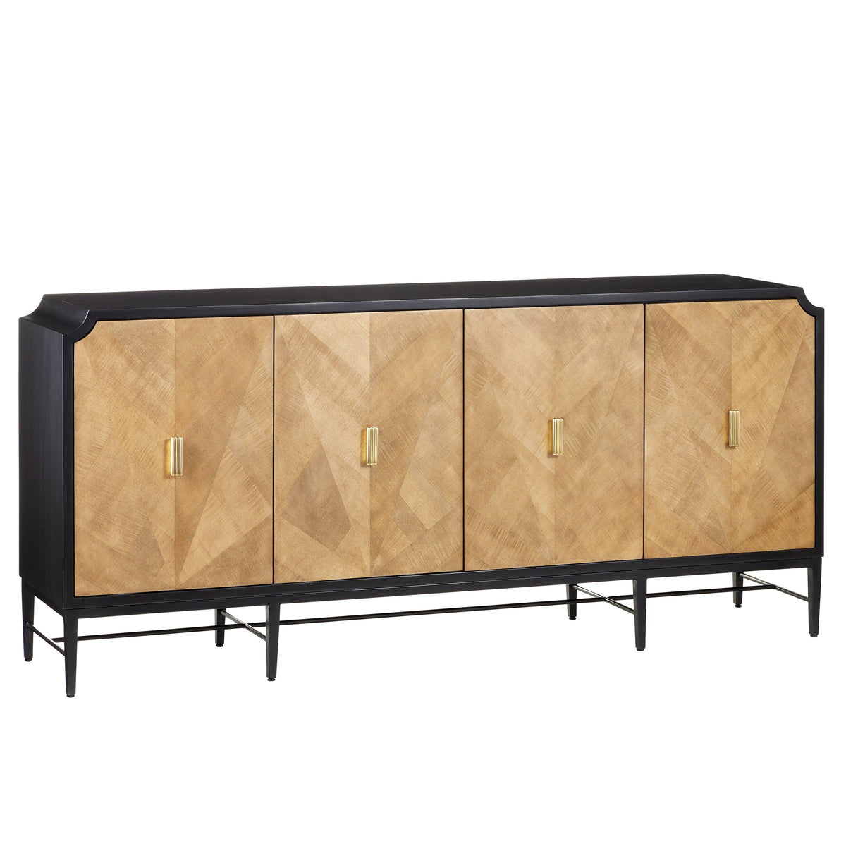 Kallista Taupe Credenza - Maison Vogue