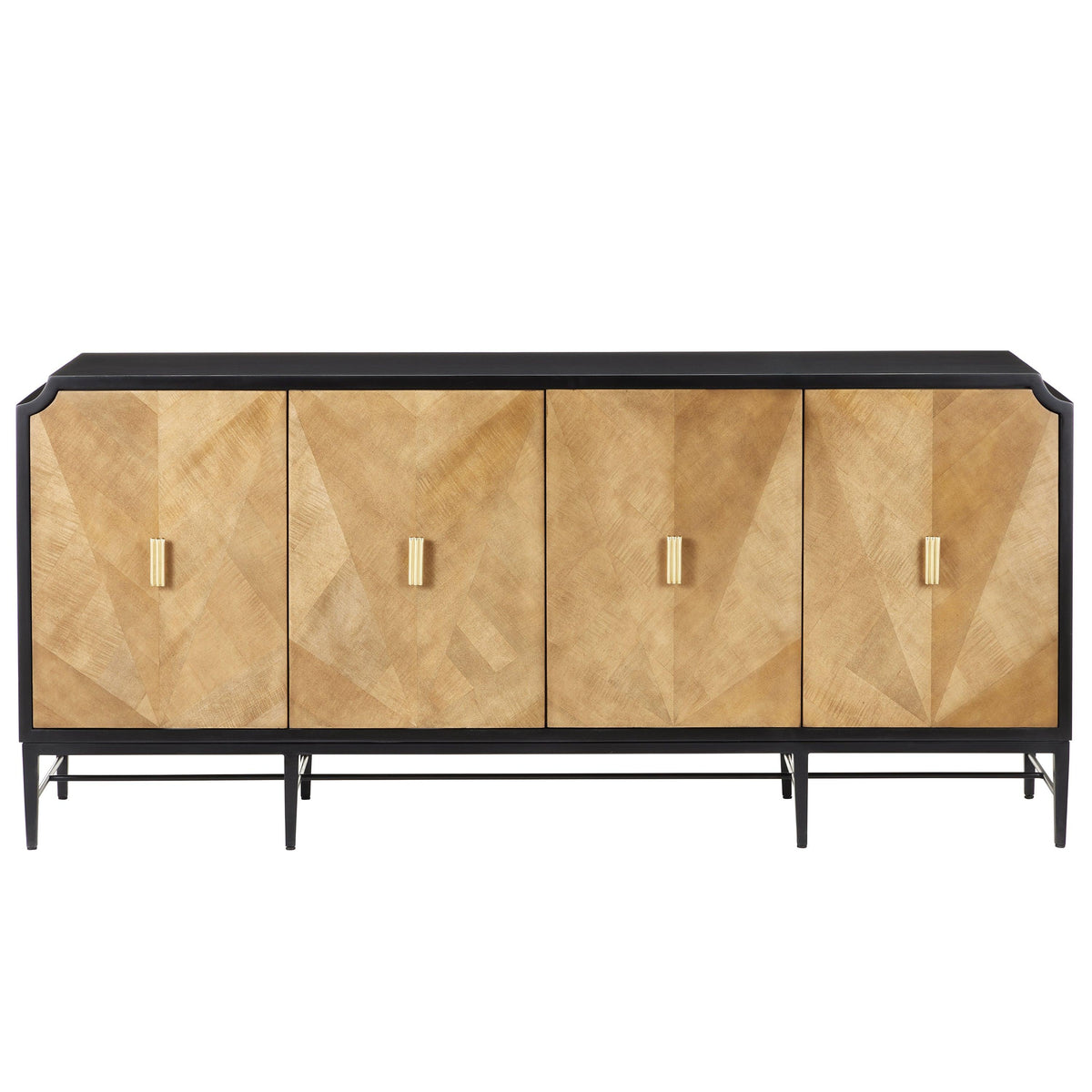 Kallista Taupe Credenza - Maison Vogue
