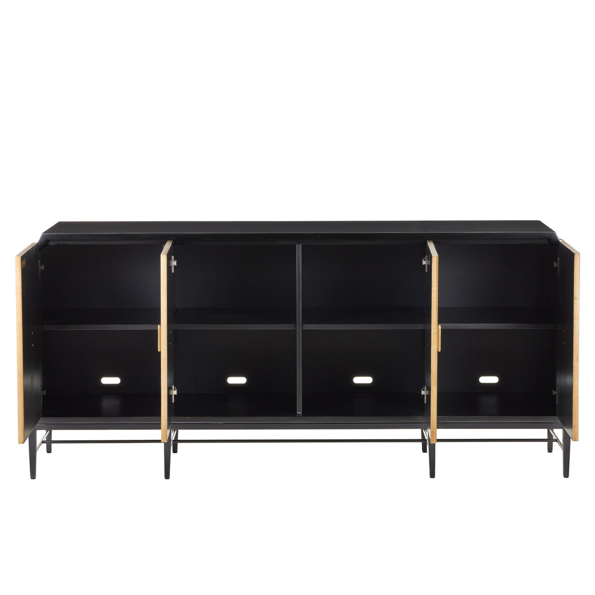 Kallista Taupe Credenza - Maison Vogue