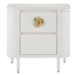 Briallen White Nightstand - Maison Vogue