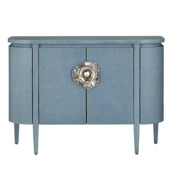 Briallen Blue Demi-Lune Cabinet - Maison Vogue