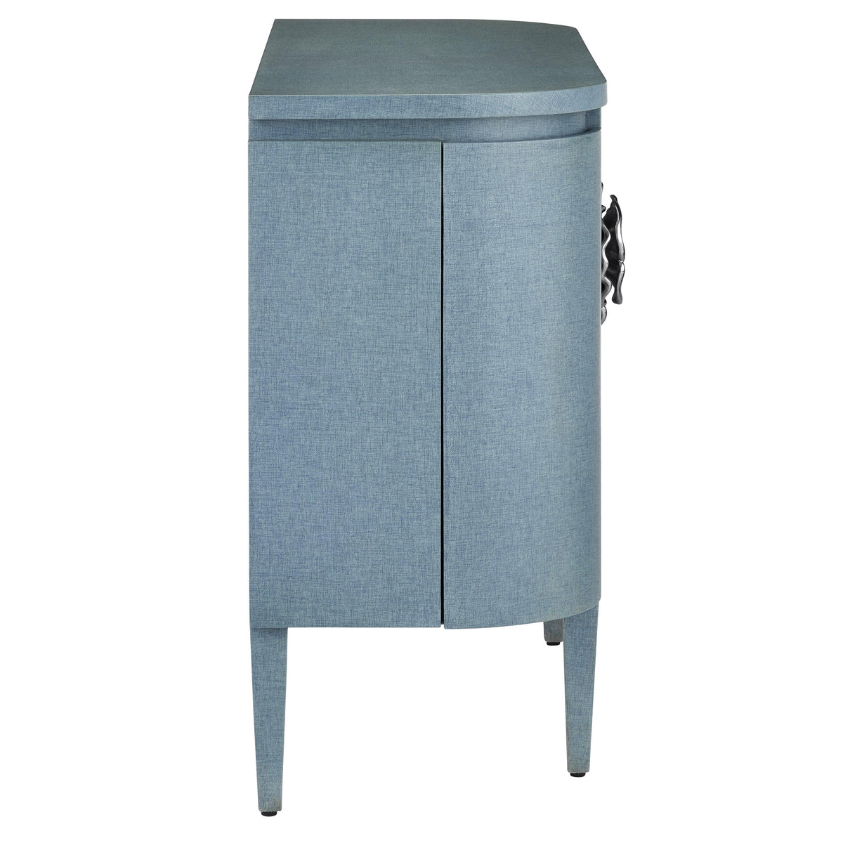 Briallen Blue Demi-Lune Cabinet - Maison Vogue