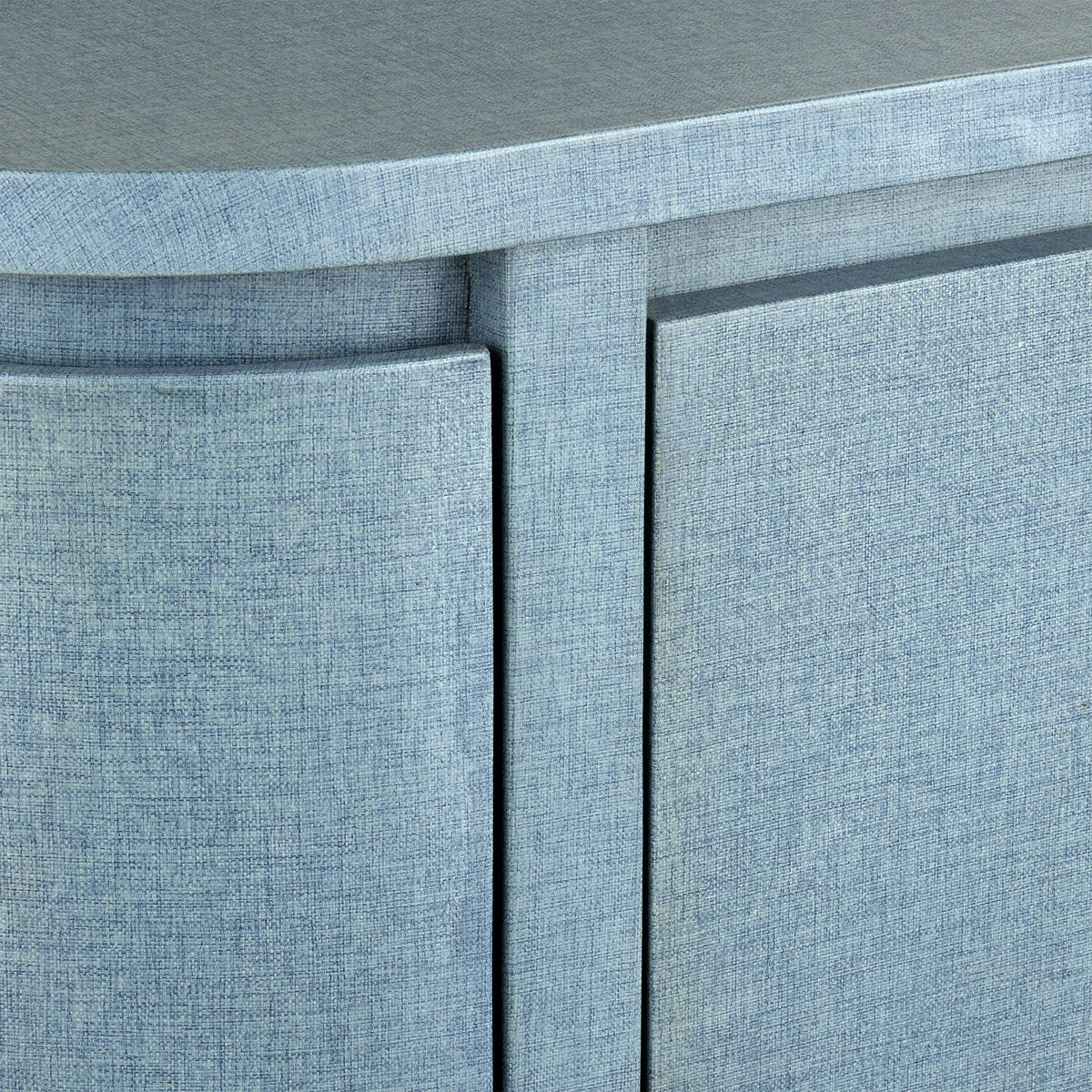 Briallen Blue Demi-Lune Cabinet - Maison Vogue