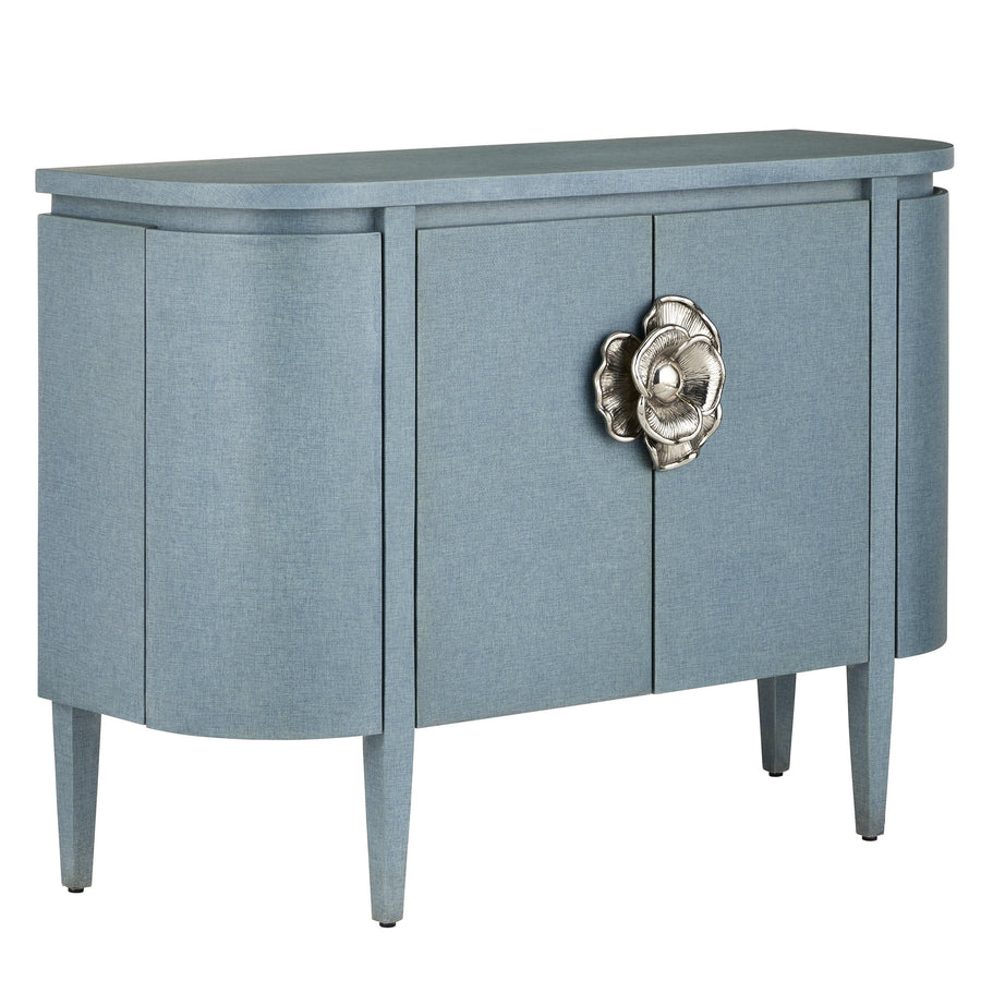 Briallen Blue Demi-Lune Cabinet - Maison Vogue