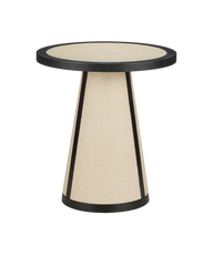 Deanna Raffia Accent Table