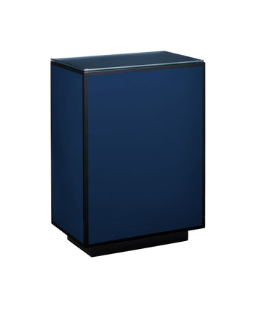 Navy Lacquer Side Table