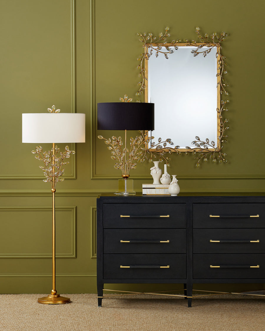 Verona Black Six-Drawer Chest