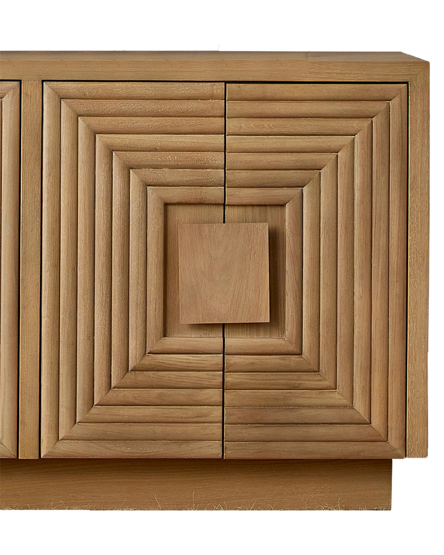 Morombe Washed Oak Credenza