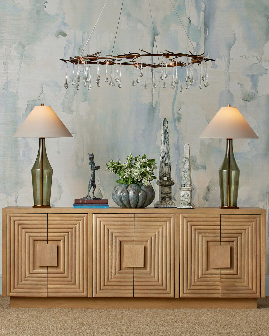 Morombe Washed Oak Credenza