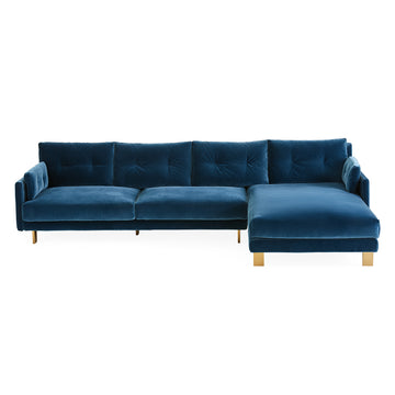 Malibu Sectional-Varese Petrol / RAF