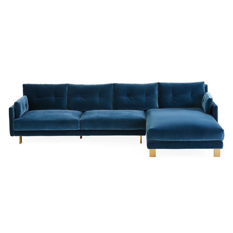 Malibu Sectional-Varese Petrol / RAF