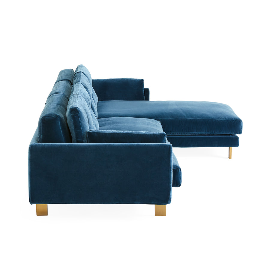 Malibu Sectional-Varese Petrol / RAF