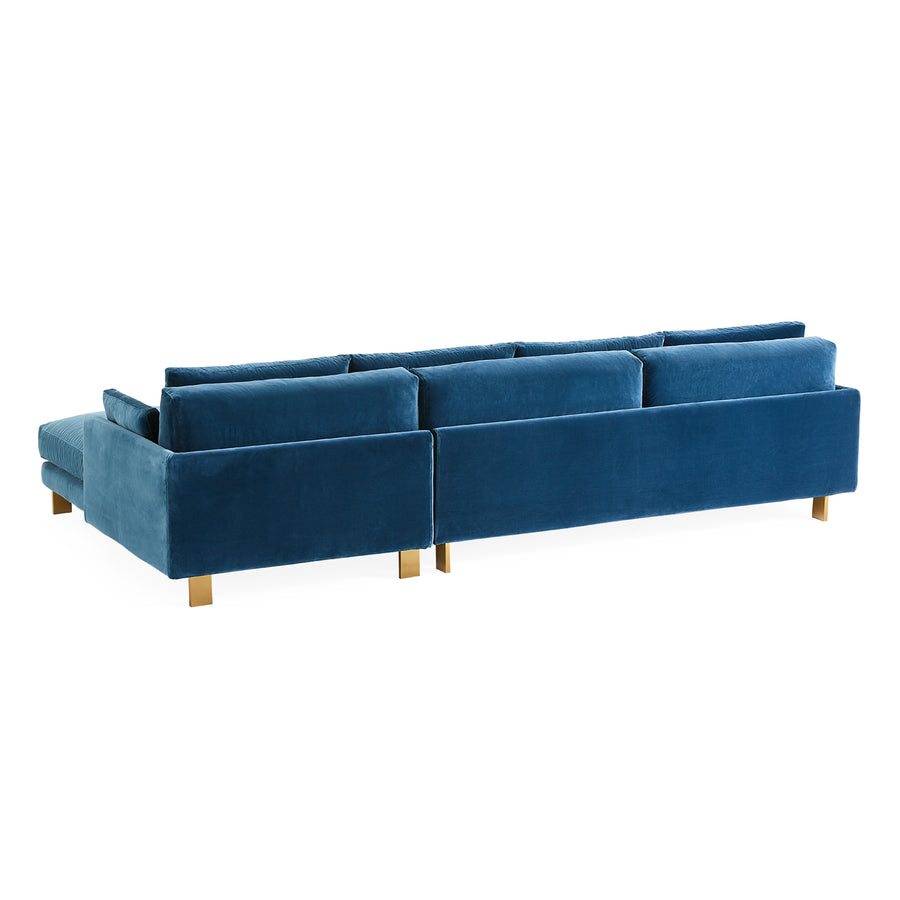 Malibu Sectional-Varese Petrol / RAF