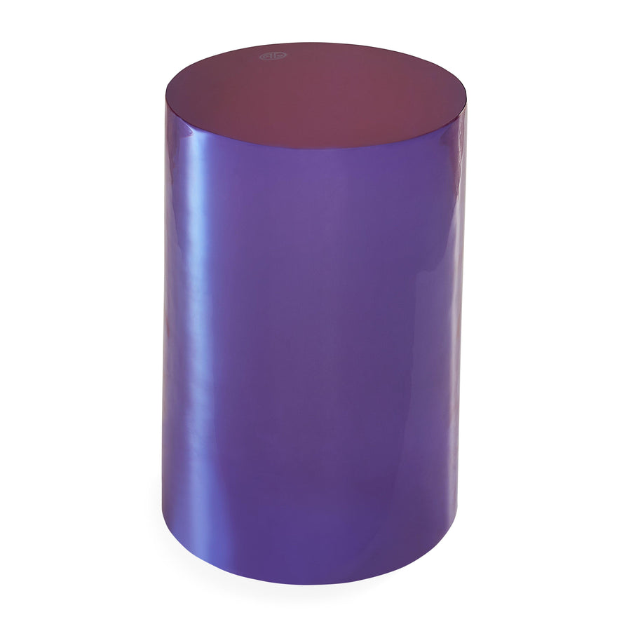 Acrylic Medium Cylinder Table - Maison Vogue