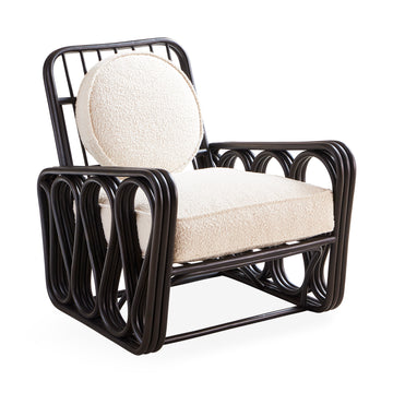 Riviera Lounge Chair-Black