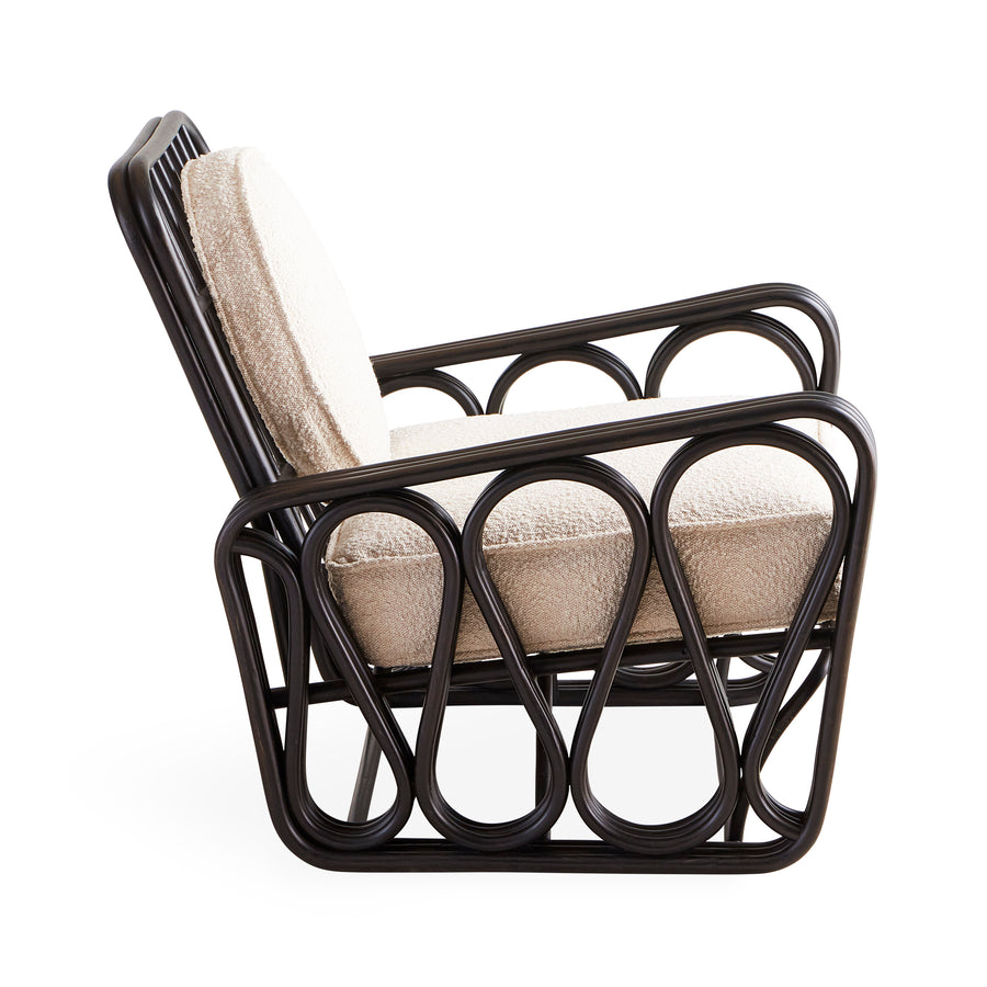 Riviera Lounge Chair-Black