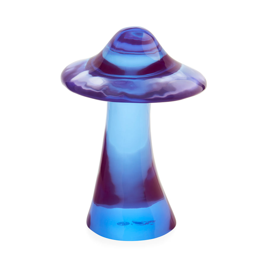 Purple Acrylic Mushroom Objet