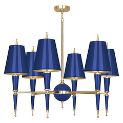 Versailles Chandelier-Navy/Brass