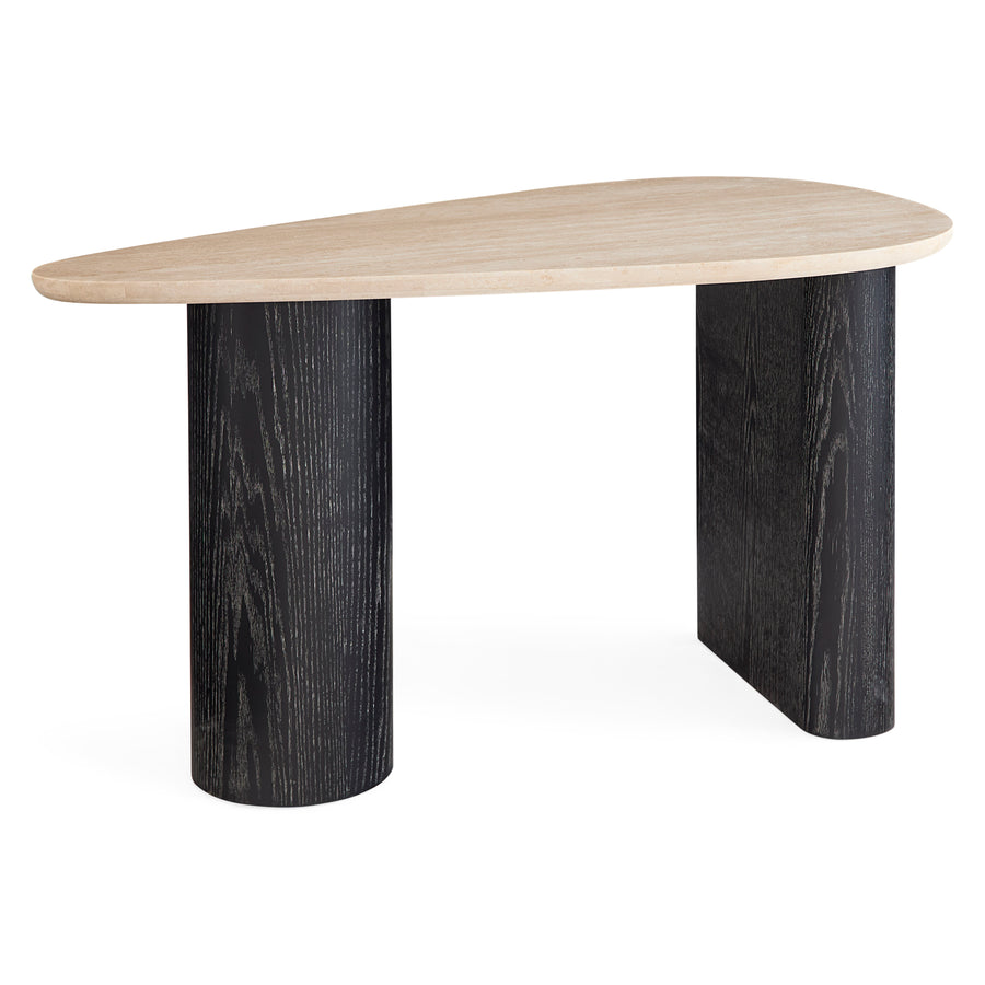 Oeuf Travertine Desk