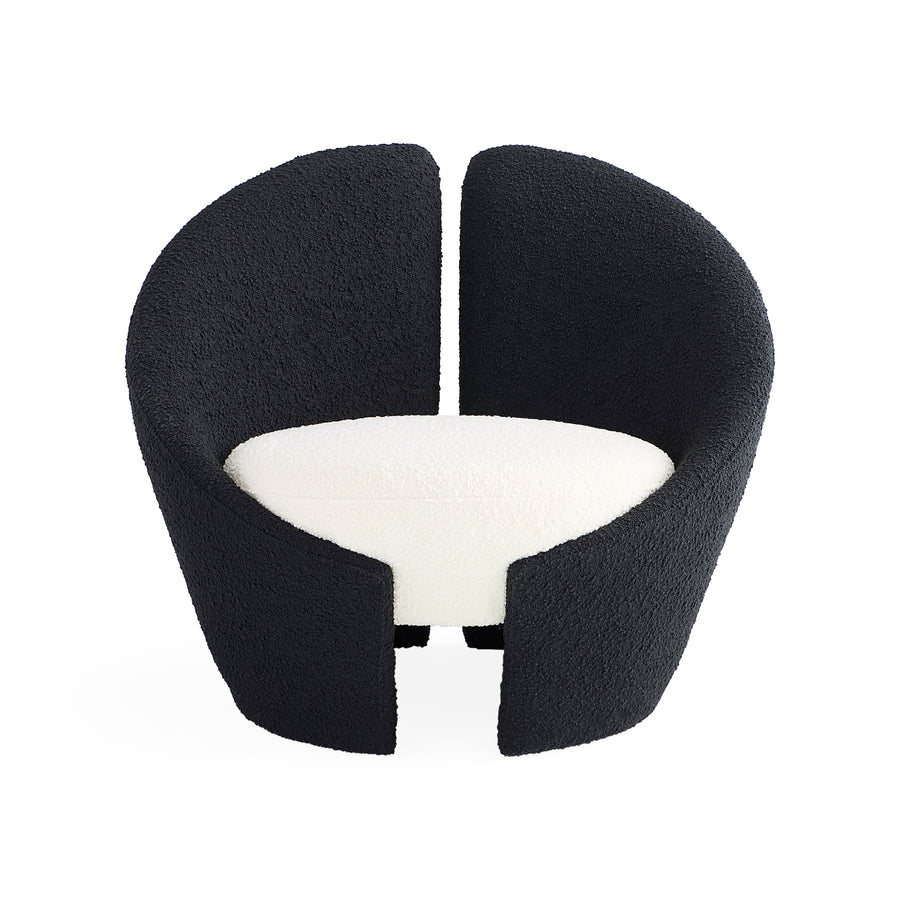Marais Lounge Chair-Black/White