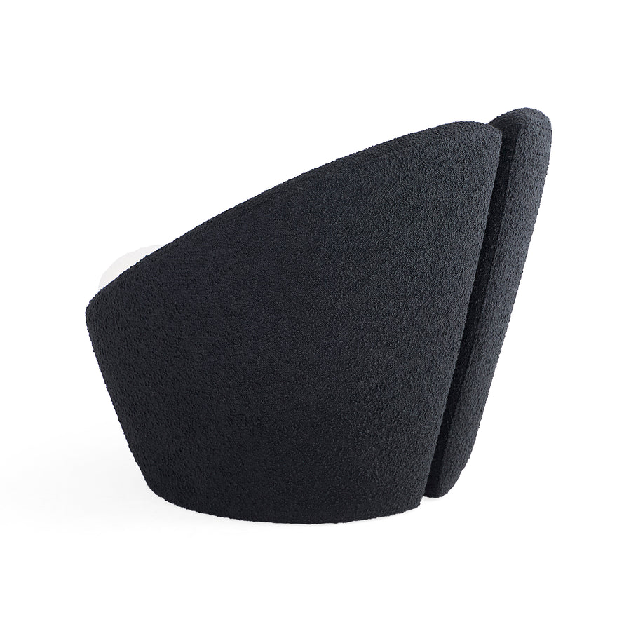 Marais Lounge Chair-Black/White