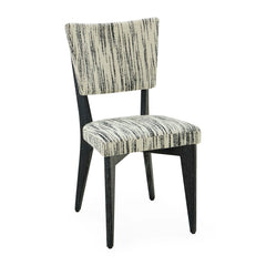 Rive Gauche Dining Chair-Stratus Black/Ivory