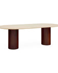 Travertine Capsule Dining Table
