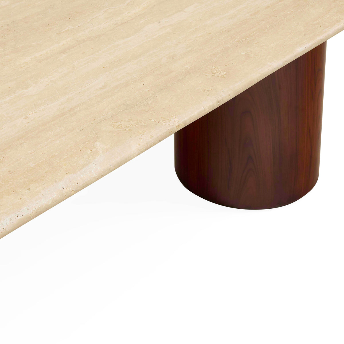 Travertine Capsule Dining Table