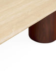Travertine Capsule Dining Table