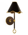 Ripple Rechargeable LED Sconce-Black