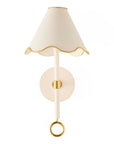 Ripple Rechargeable LED Sconce-Ivory