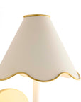 Ripple Rechargeable LED Sconce-Ivory