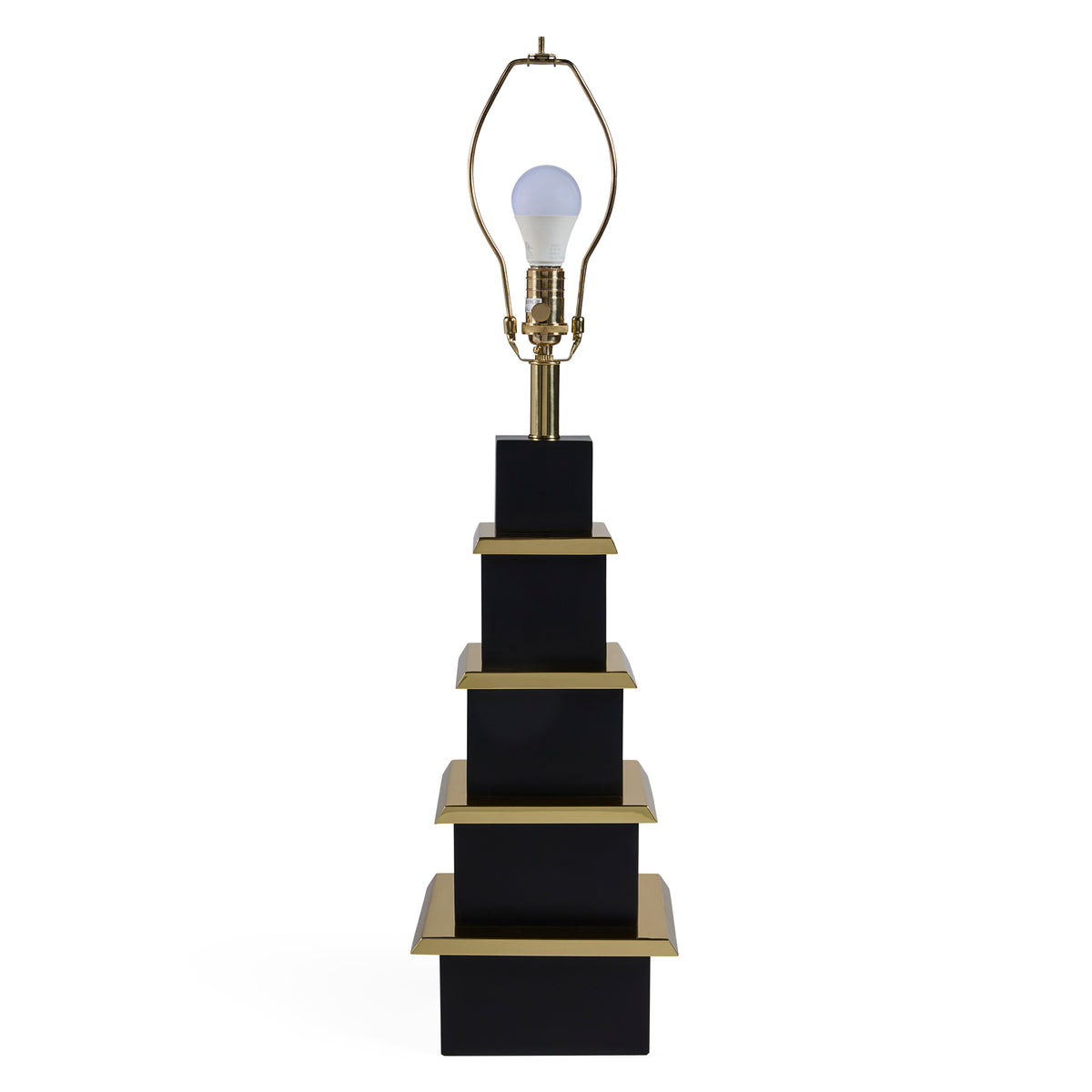 Pagoda Table Lamp-Black