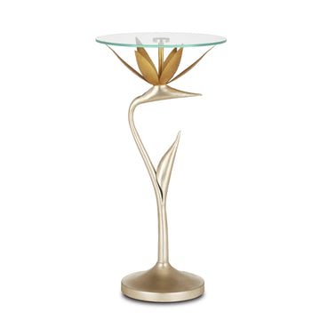 Paradiso Gold & Silver Accent Table - Maison Vogue