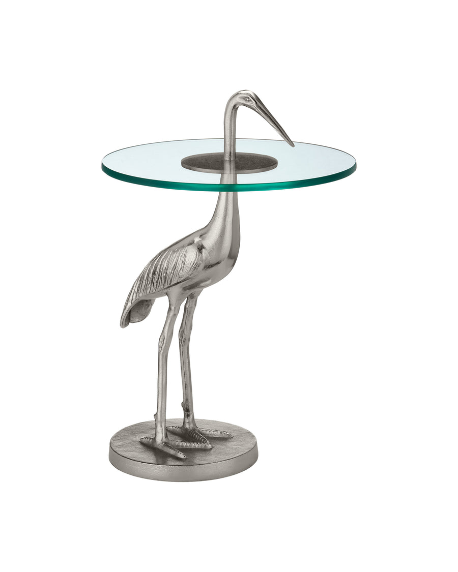 Crane Silver Accent Table