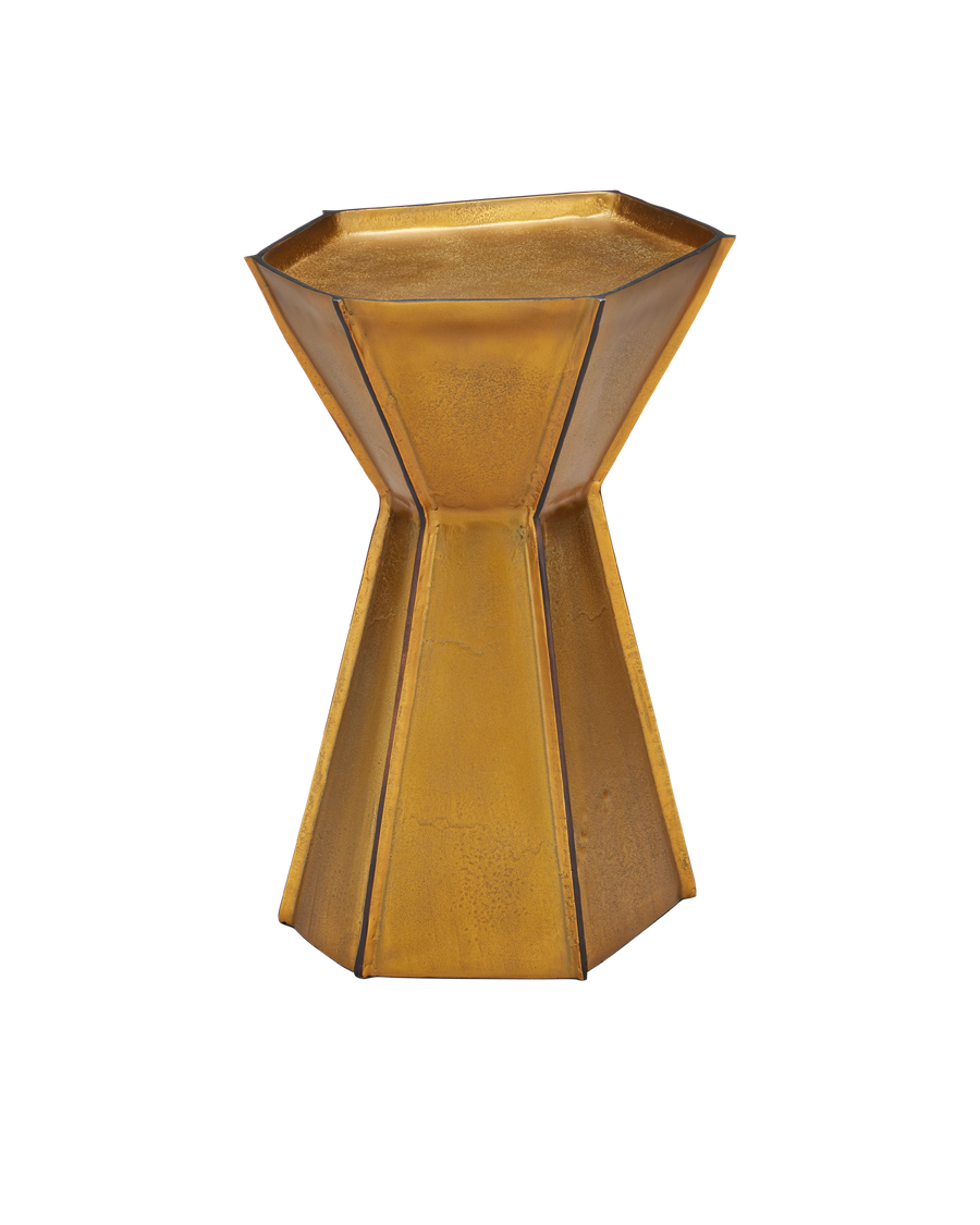 Merola Gold Accent Table