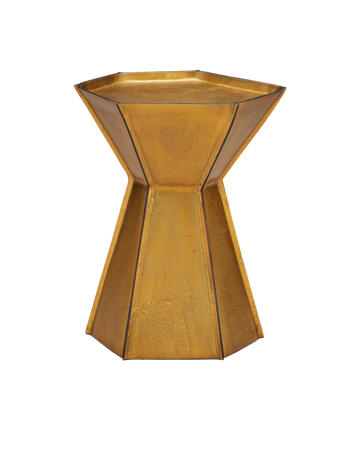 Merola Gold Accent Table