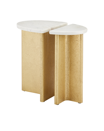 Doublet Marble Accent Table Set of 2