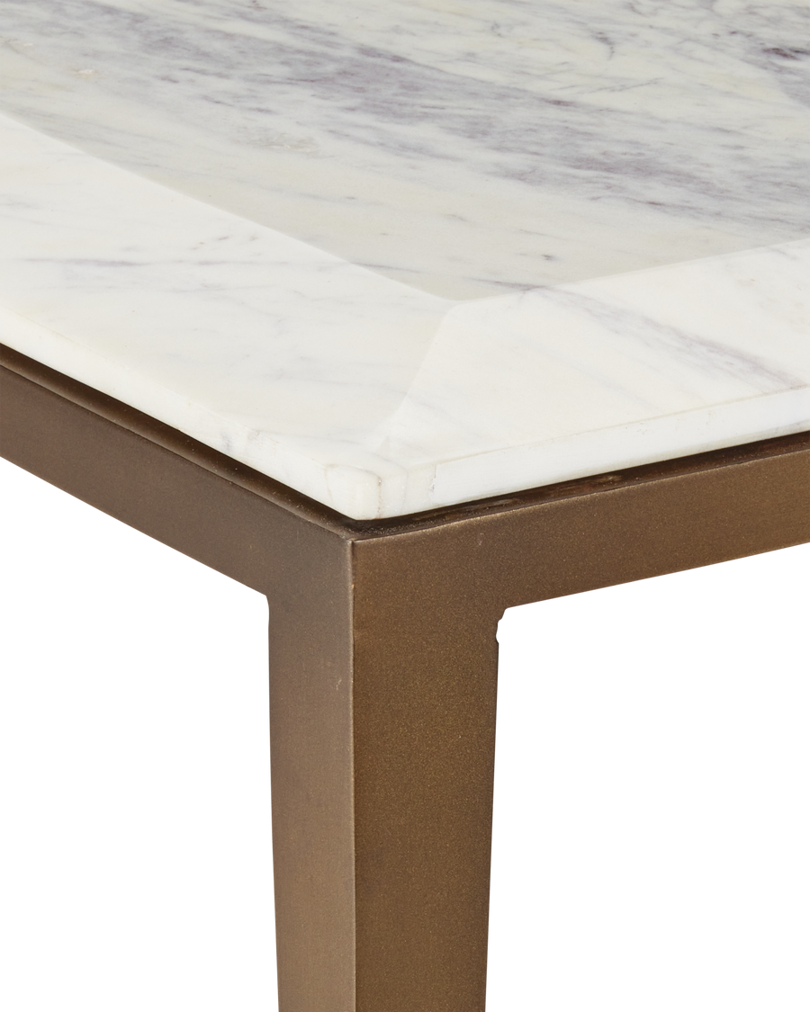 Oblique Marble Cocktail Table
