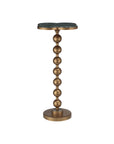 Quatrefoil Green Accent Table
