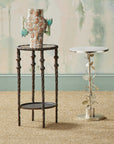 Lunaria Silver Accent Table